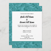  uitnodiging voor bruiloft (Voorkant / Achterkant)