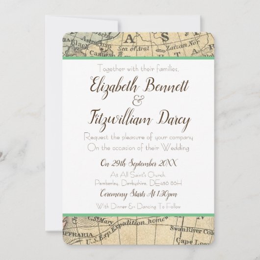 Uitnodiging voor bruiloft (Voorkant)