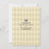 Uitnodiging voor bruiloft "Alice in Wonderland" 4x (Achterkant)