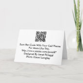 Uitnodiging voor bruiloft - bruiloft (Achterkant)