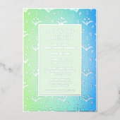 Uitnodiging voor bruiloft brunch met eigen tekst e (Voorkant)