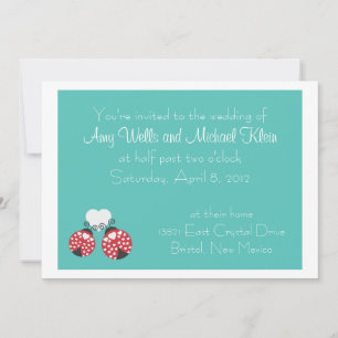 Uitnodiging voor bruiloft - Casual