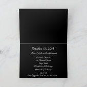 Uitnodiging voor bruiloft Deep Rasberry Calla Lill (Binnen)