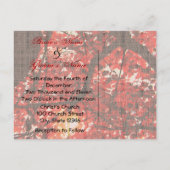 Uitnodiging voor bruiloft - Fall Leaves Briefkaart (Achterkant)