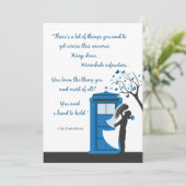 Uitnodiging voor bruiloft Fantasy Wedding (Staand voorkant)