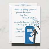 Uitnodiging voor bruiloft Fantasy Wedding (Voorkant / Achterkant)