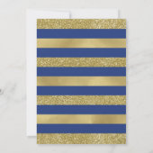 Uitnodiging voor bruiloft, Faux Glitter/Folie (Achterkant)