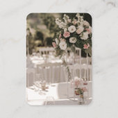 Uitnodiging voor bruiloft met QR-code RSVP Informatiekaartje (Achterkant)