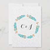 Uitnodiging voor bruiloft ontvangen door ouders va (Achterkant)