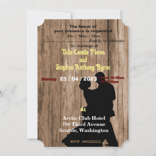 Uitnodiging voor bruiloft van Carpenter