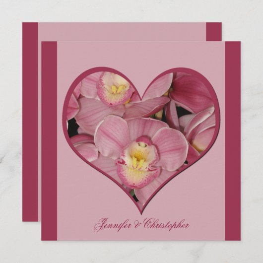 Uitnodiging voor bruiloftsfeest na de bruiloft -- (Voorkant / Achterkant)