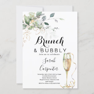 Uitnodiging voor Brunch & Bubble Bridal Shower