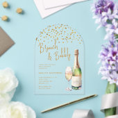 Uitnodiging voor brunch en bruidsacryl acryl uitnodigingen (Insitu (Huwelijk))