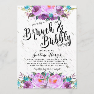 Uitnodiging voor brunch en bruidsdouche