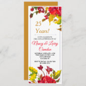 Uitnodiging voor Burst of Red 2 (Voorkant / Achterkant)