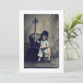 uitnodiging voor Cello Girl (Staand voorkant)