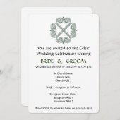 Uitnodiging voor Celtic Wedding Celebration (Voorkant / Achterkant)