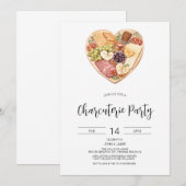 Uitnodiging voor Charcuterie, Bruidsfeest, Valenti (Voorkant / Achterkant)