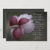 Uitnodiging voor Charm Engagement Party (Voorkant / Achterkant)