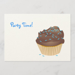 Uitnodiging voor Chocolade Cupcake