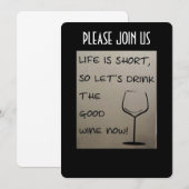 UITNODIGING VOOR "CHRISTMAS COCKTAIL PARTY" (Voorkant / Achterkant)