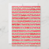 Uitnodiging voor Christmas Gingerbread Party (Achterkant)