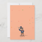 uitnodiging voor circuspersonages (Achterkant)