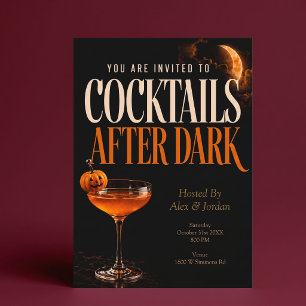 Uitnodiging voor Cocktails After Dark Halloween-fe