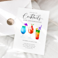 Uitnodiging voor cocktails- en conversatiefeest