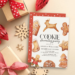 Uitnodiging voor Cookie Versierfeestje