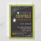 Uitnodiging voor Costume-partij Halloween (Voorkant)