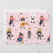 Uitnodiging voor Costume-partij Halloween (Achterkant)