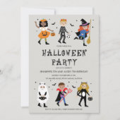 Uitnodiging voor Costume-partij Halloween (Voorkant)