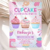 Uitnodiging voor Cupcake Versiering Feestje, Bewer