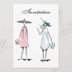 Uitnodiging voor dames om te lunchen