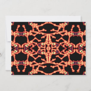 Uitnodiging voor Dansend Skelet Feestje