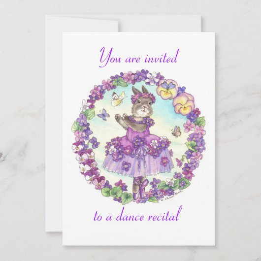 uitnodiging voor dansoverweging (Voorkant)