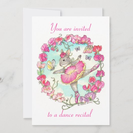 uitnodiging voor dansoverweging (Voorkant)