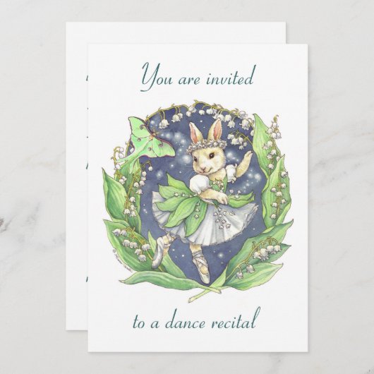 uitnodiging voor dansoverweging (Voorkant / Achterkant)