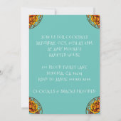 Uitnodiging voor Day Of The Dead Cocktailparty (Achterkant)