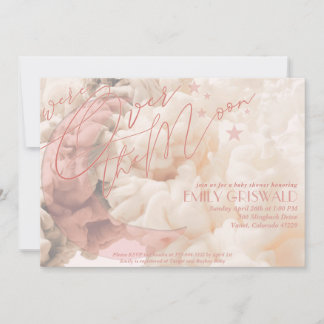 Uitnodiging voor de Baby Shower van Moon Girl