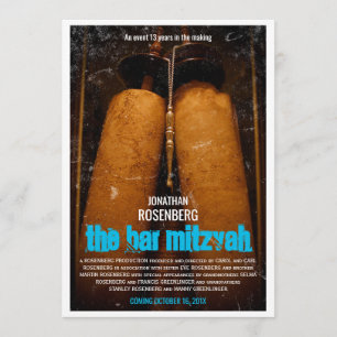 Uitnodiging voor de bar mitswa film