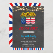 uitnodiging voor de bbq - uitnodiging van 4 juli v (Voorkant / Achterkant)