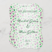  uitnodiging voor de bruiloft (Voorkant / Achterkant)