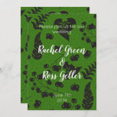  uitnodiging voor de bruiloft (Voorkant / Achterkant)