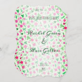 uitnodiging voor de bruiloft (Voorkant / Achterkant)