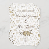 uitnodiging voor de bruiloft (Voorkant / Achterkant)