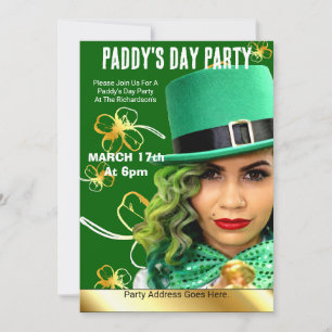 Uitnodiging voor de dag van de St. Patrick