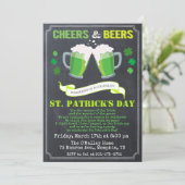 Uitnodiging voor de dag van de St. Patrick (Staand voorkant)