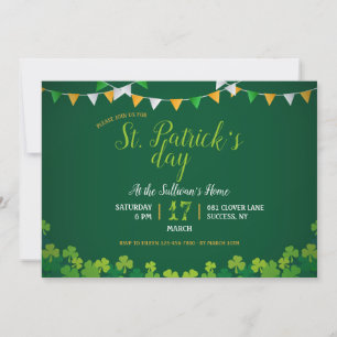 Uitnodiging voor de dag van de St. Patrick
